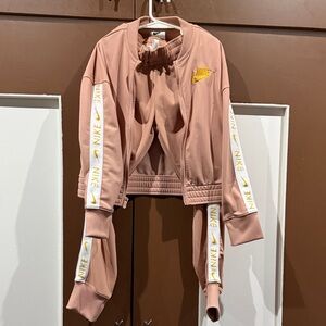 Nike Kids Dusty Rose Tracksuit perfect condition ✨